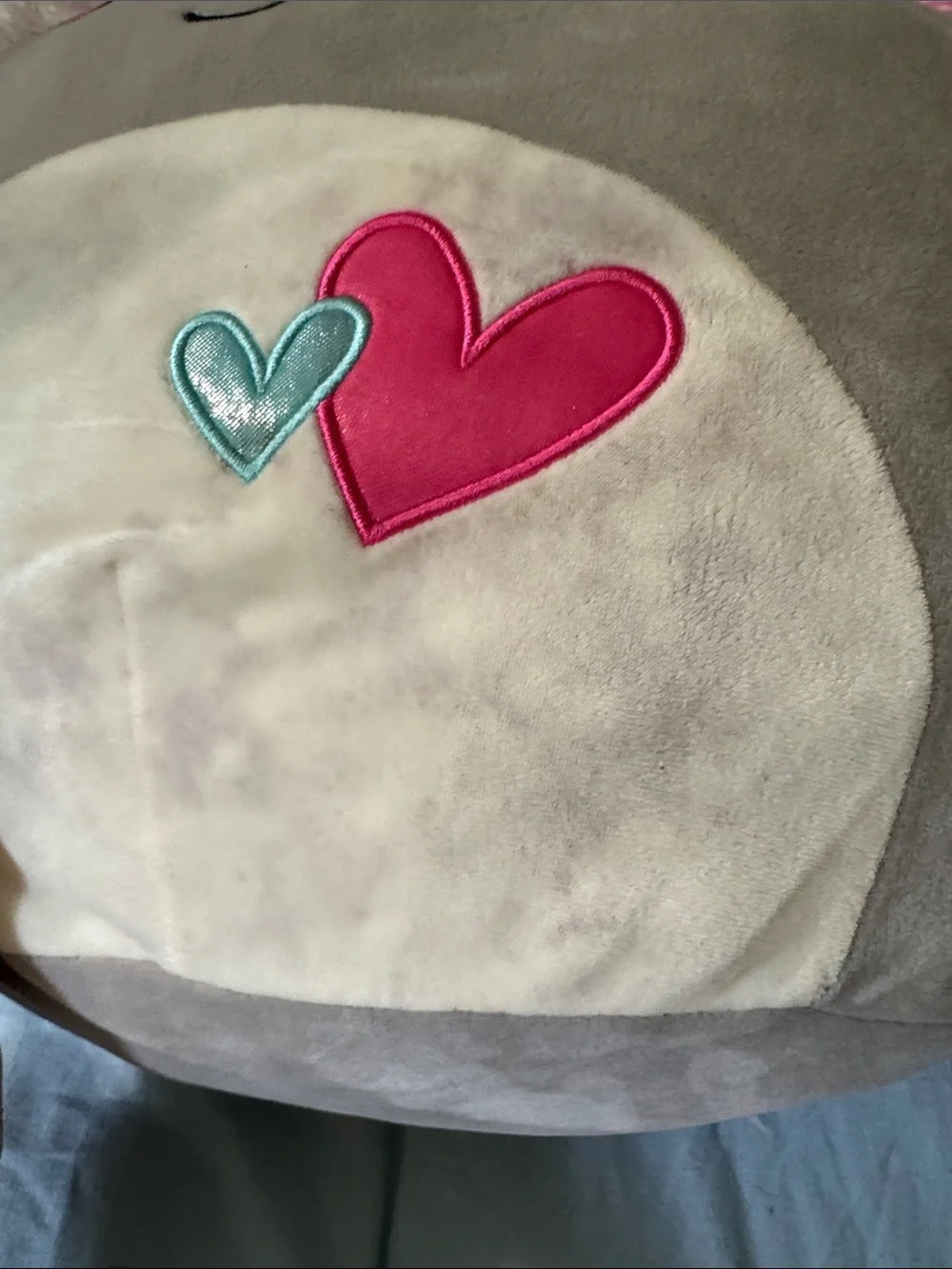 Squishmallows Gray Koala with Pink and Rainbow Ears